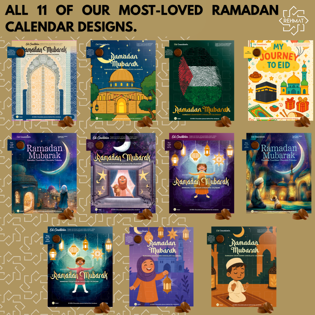 11 -Pack Ramadan Chocolate Countdown Calendars | Weekend Offer