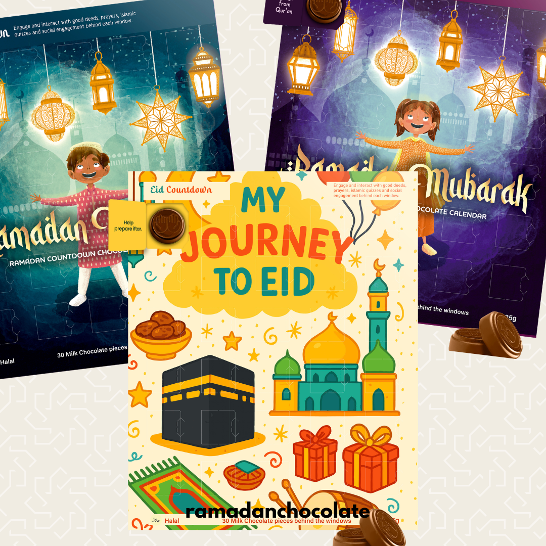 Boy and Girl Standing & My Eid Journey – Ramadan Advent Chocolate Calendars (3)