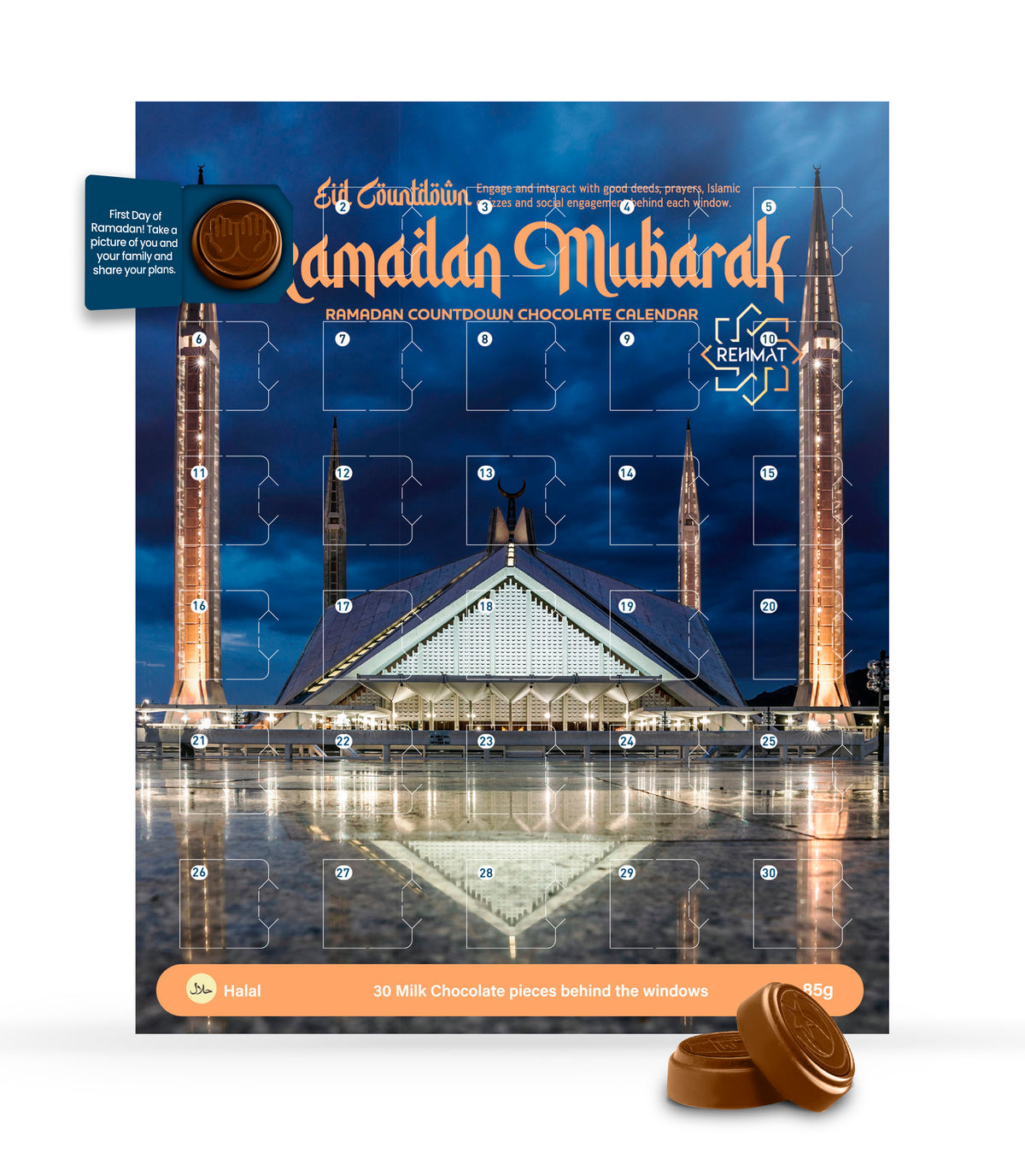 Ramadan Chocolate Advent Calendar - Faisal Mosque 2027