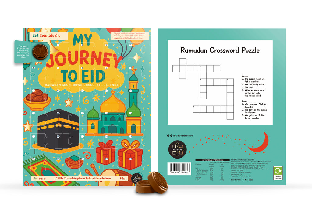 Ramadan Countdown Calendar - My Eid Journey (Blue)