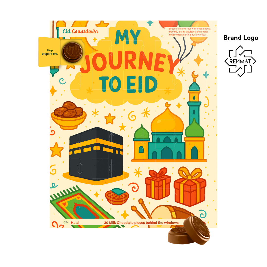 Girl Standing & My Eid Journey & Masjid– Ramadan Advent Chocolate Calendars (3)