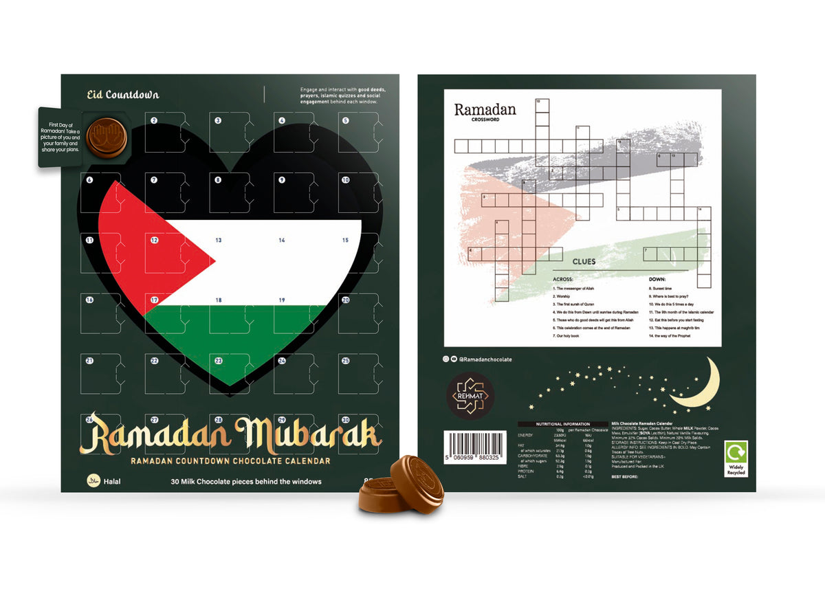 Palestine heart advent calendar