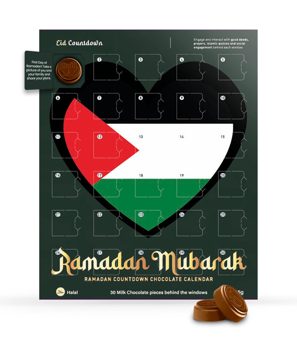 Palestine heart advent calendar