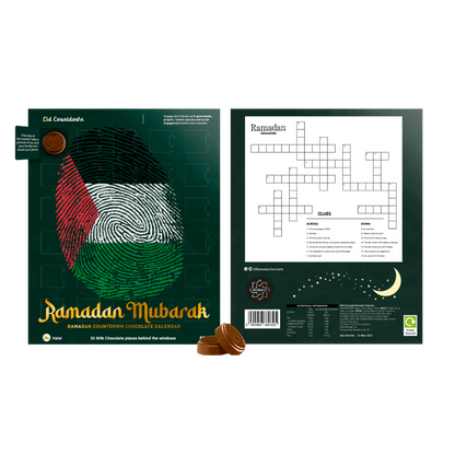 PaleRama_Mockup_– Single Palestine DNA Ramadan Countdown Calendar – Rehmat Milk Chocolate