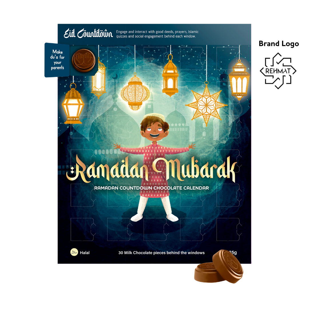 6 Ramadan Advent Chocolate Calendars - Variety Pack