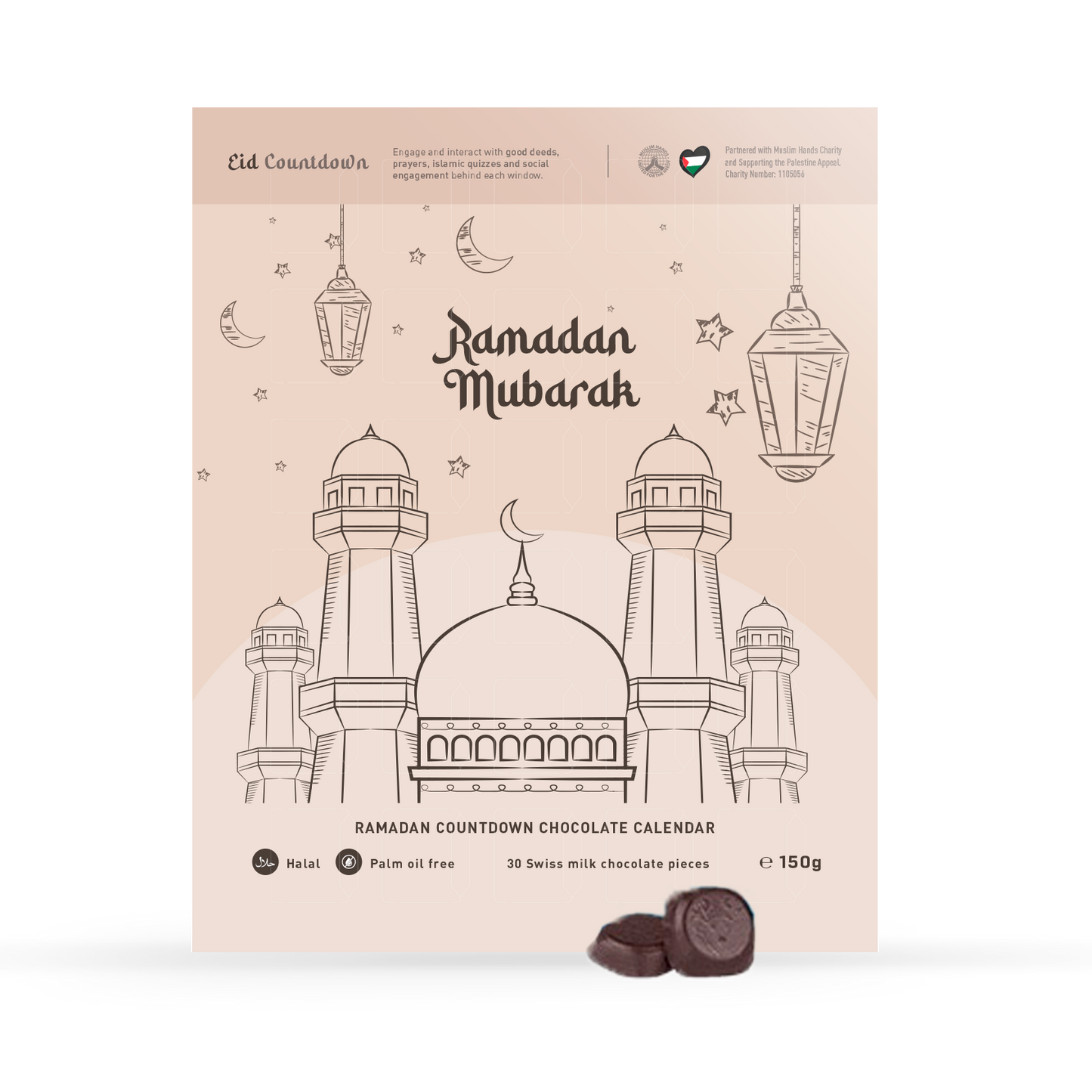 Ramadan Countdown Calendar - Clean