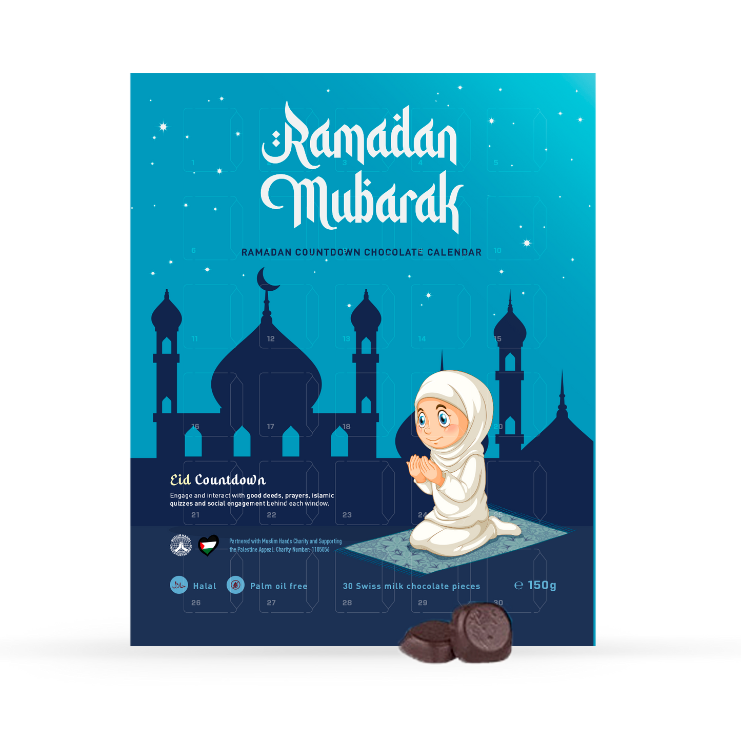 Ramadan Countdown Calendar - Girl Pray